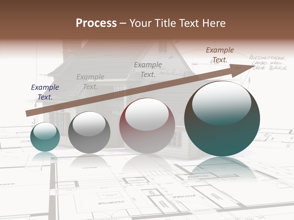 Roof Tiles Structure Plan PowerPoint Template