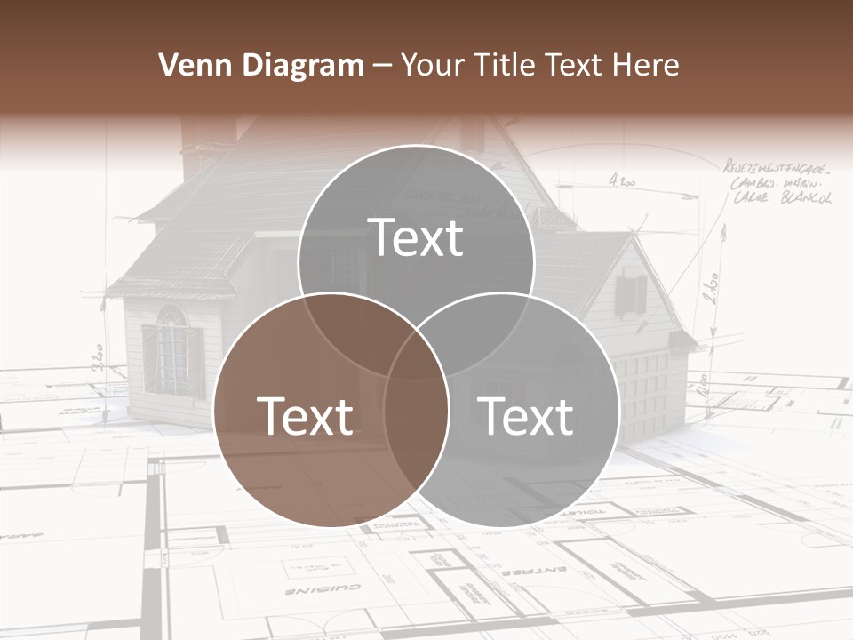 Roof Tiles Structure Plan PowerPoint Template
