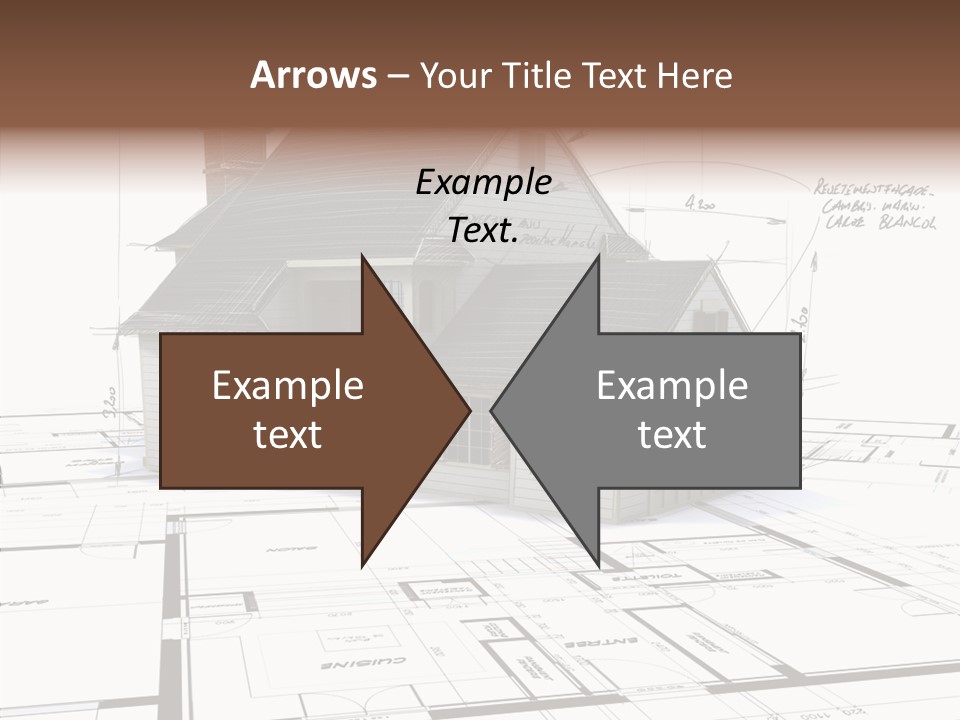 Roof Tiles Structure Plan PowerPoint Template