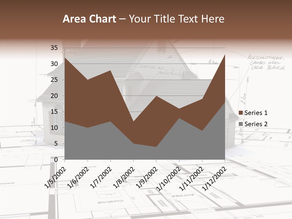 Roof Tiles Structure Plan PowerPoint Template