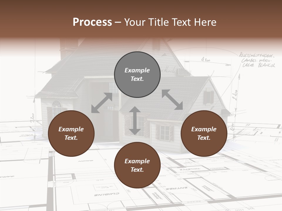 Roof Tiles Structure Plan PowerPoint Template