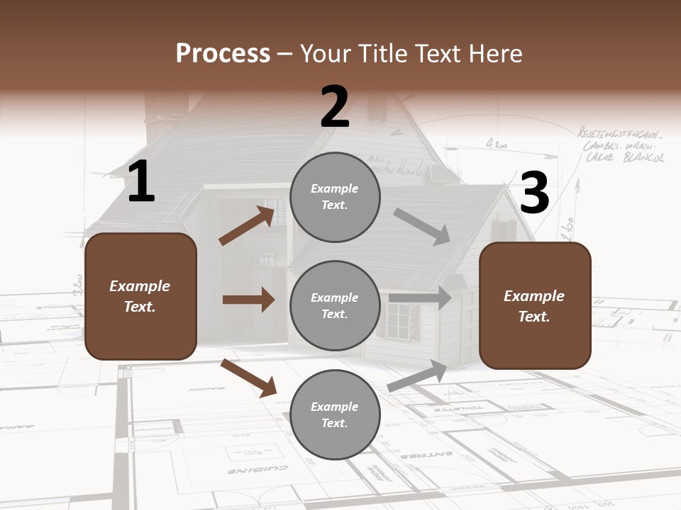 Roof Tiles Structure Plan PowerPoint Template