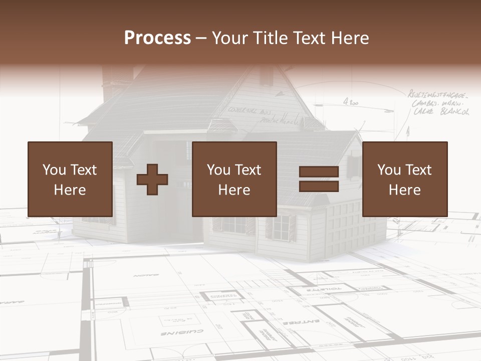 Roof Tiles Structure Plan PowerPoint Template