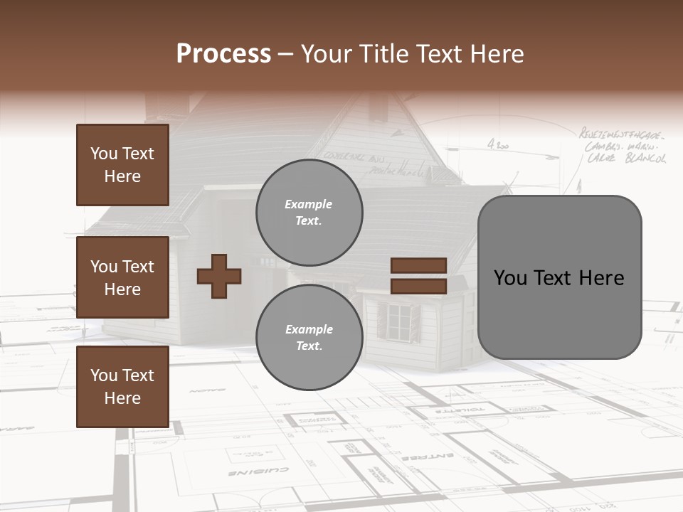 Roof Tiles Structure Plan PowerPoint Template