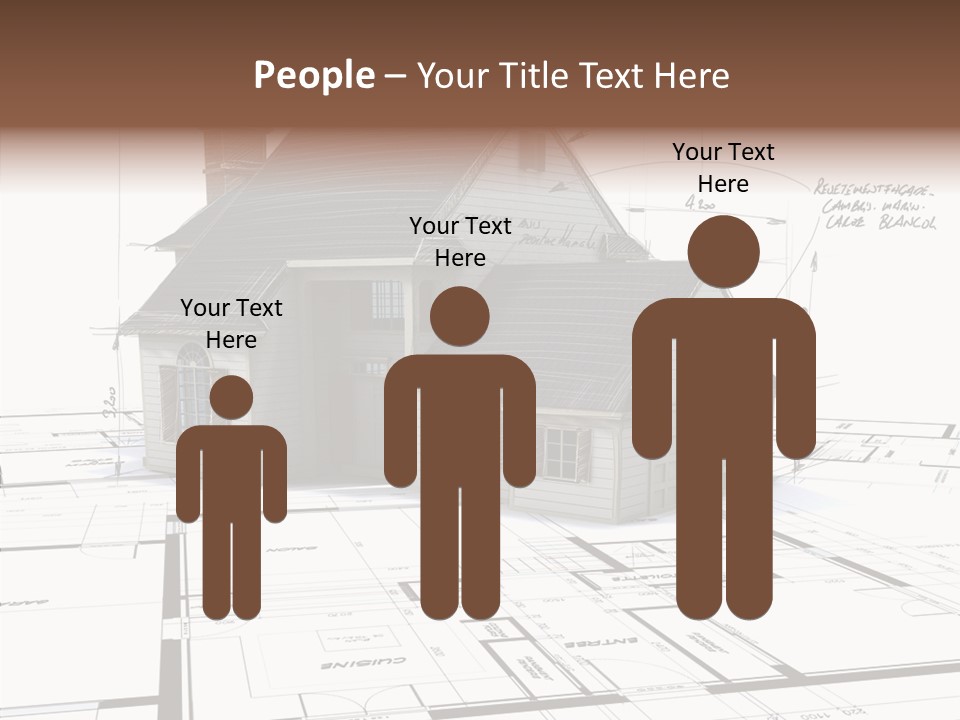 Roof Tiles Structure Plan PowerPoint Template