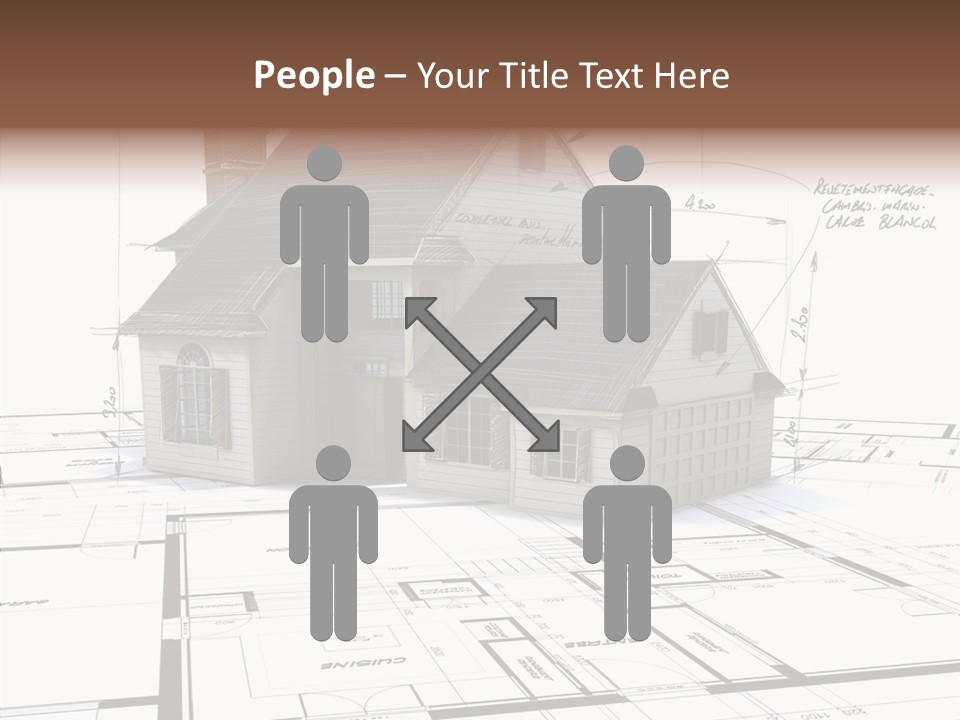 Roof Tiles Structure Plan PowerPoint Template