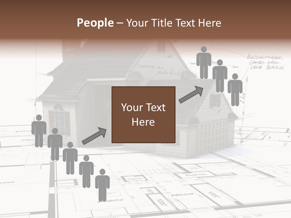 Roof Tiles Structure Plan PowerPoint Template