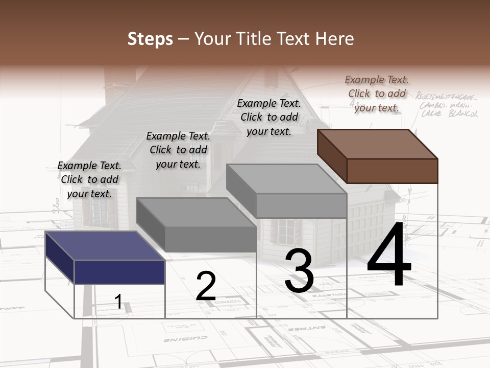 Roof Tiles Structure Plan PowerPoint Template