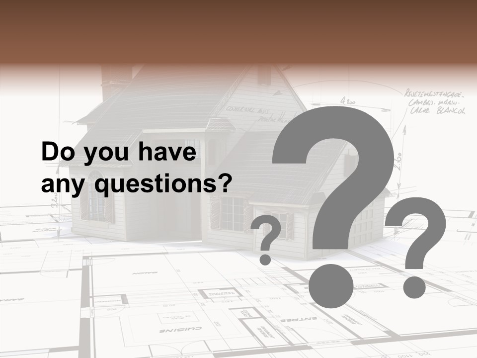 Roof Tiles Structure Plan PowerPoint Template