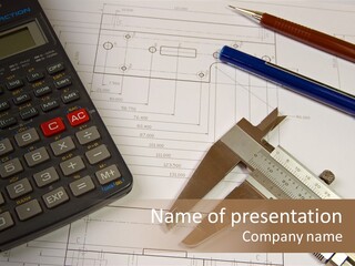 Vernier Caliper Calculator PowerPoint Template