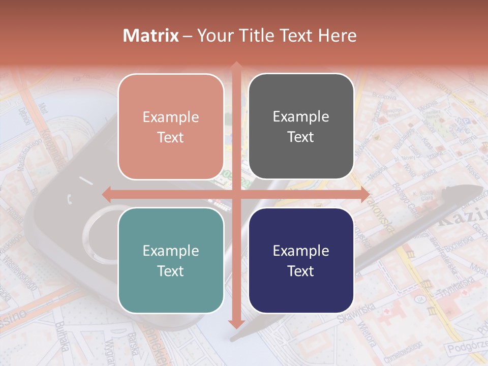 Positioning Modern Gadget PowerPoint Template