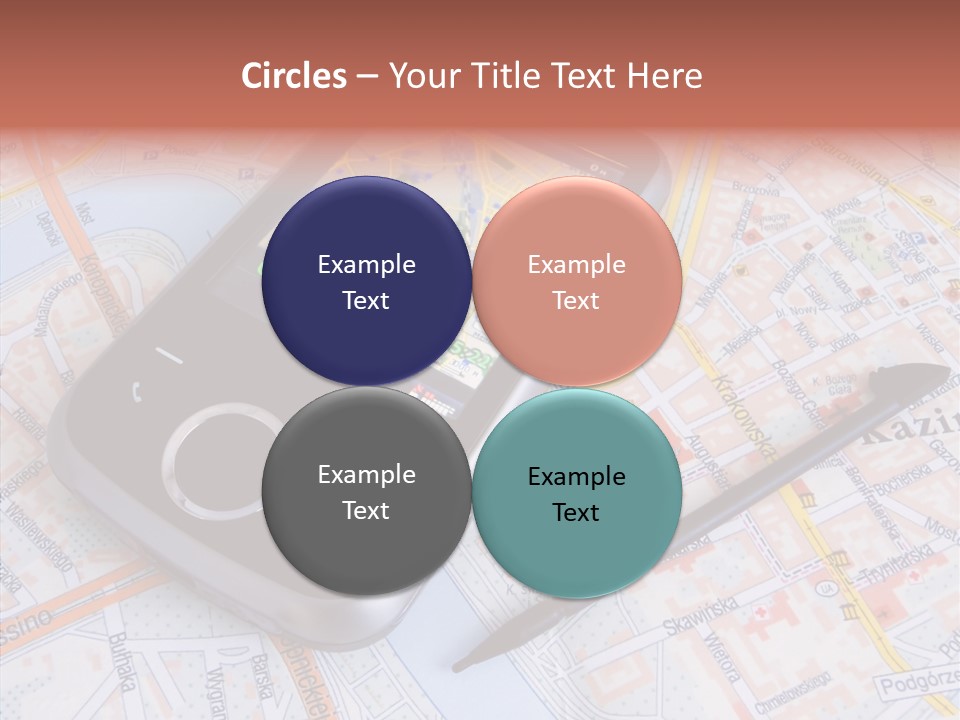 Positioning Modern Gadget PowerPoint Template