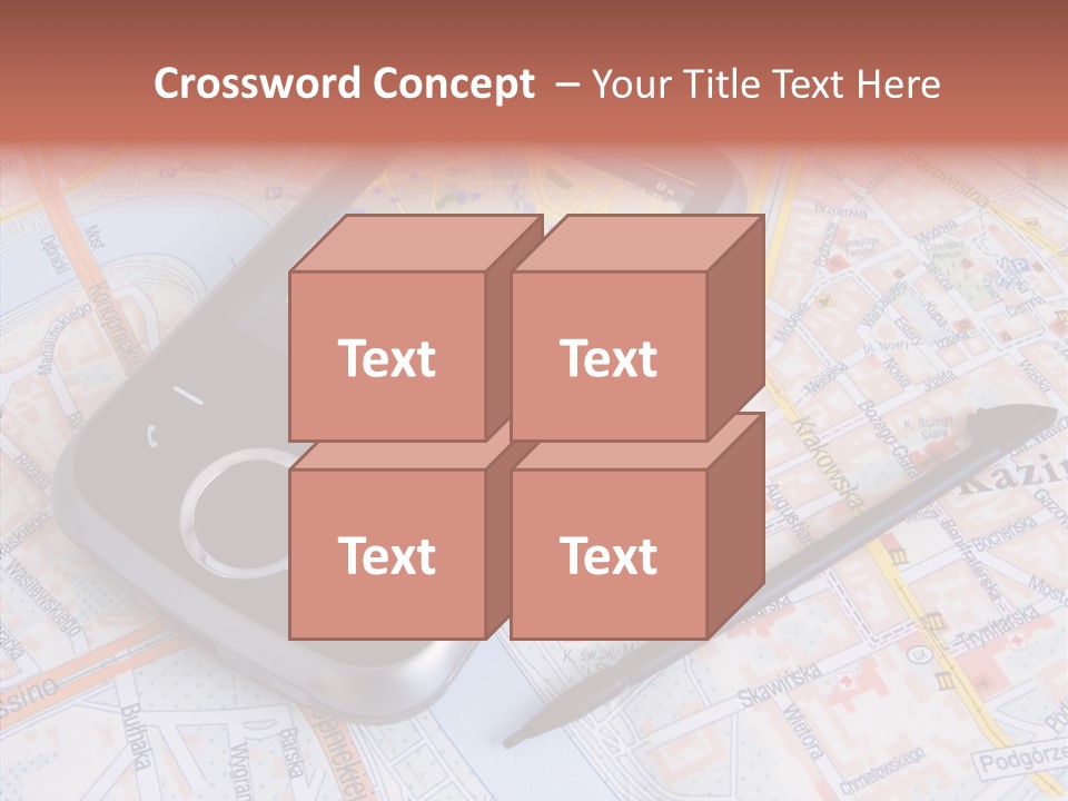 Positioning Modern Gadget PowerPoint Template