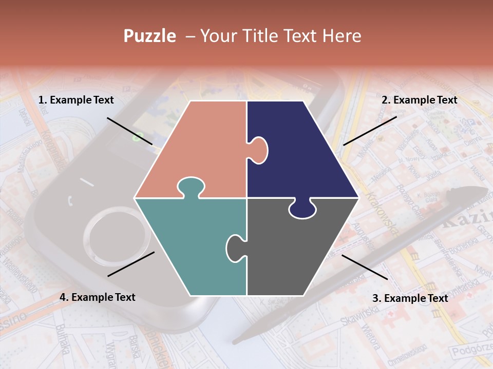 Positioning Modern Gadget PowerPoint Template