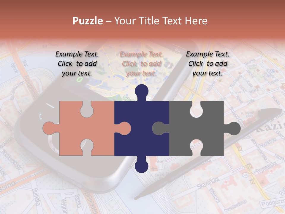 Positioning Modern Gadget PowerPoint Template