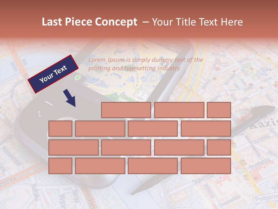 Positioning Modern Gadget PowerPoint Template
