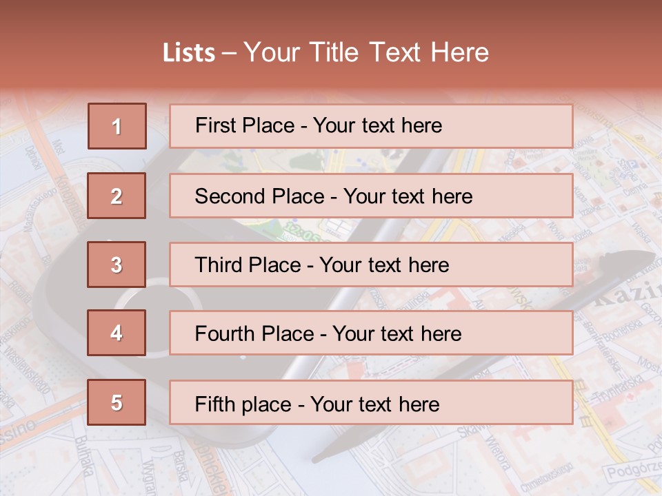 Positioning Modern Gadget PowerPoint Template
