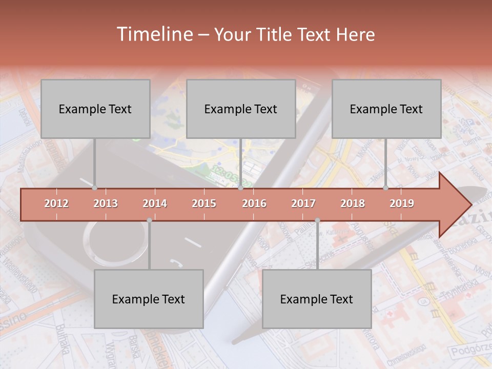 Positioning Modern Gadget PowerPoint Template