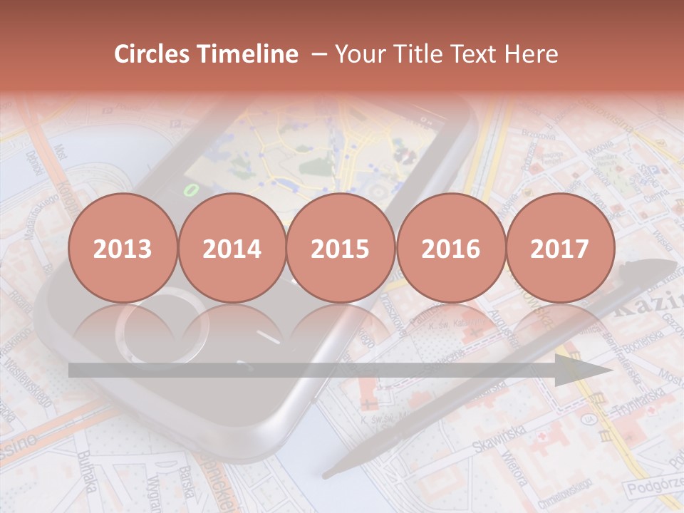 Positioning Modern Gadget PowerPoint Template