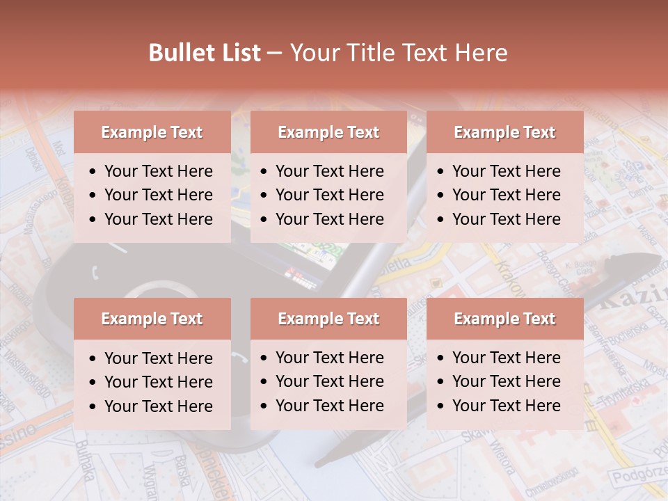 Positioning Modern Gadget PowerPoint Template
