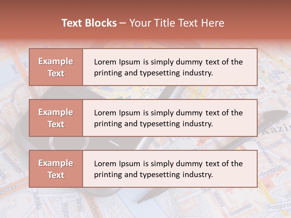 Positioning Modern Gadget PowerPoint Template