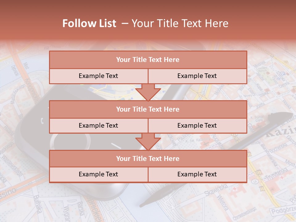 Positioning Modern Gadget PowerPoint Template