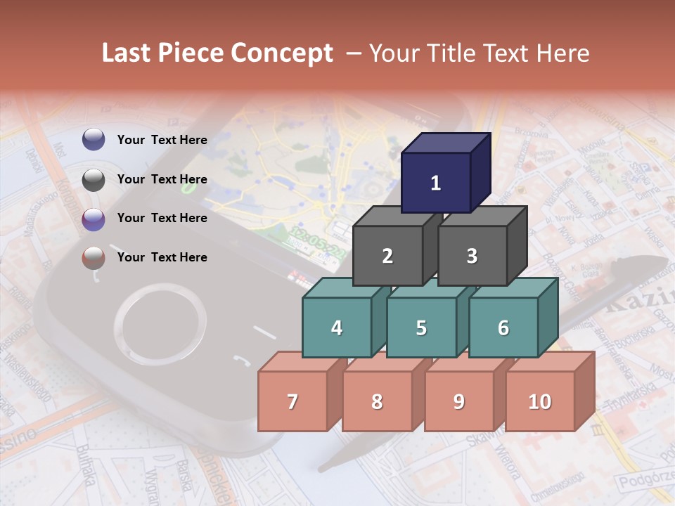 Positioning Modern Gadget PowerPoint Template