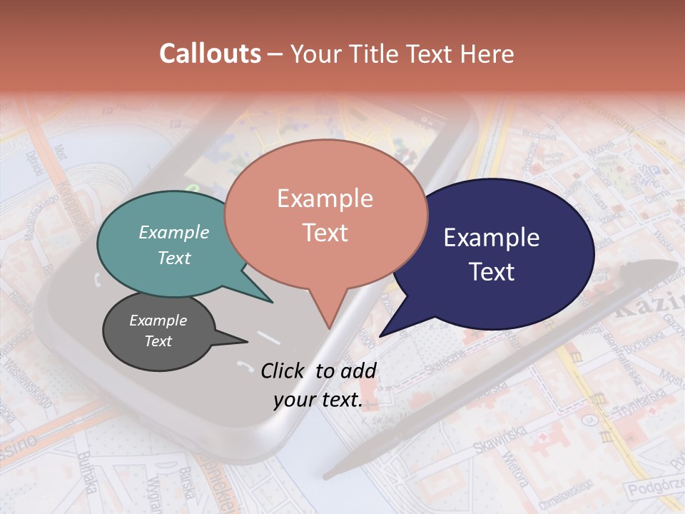 Positioning Modern Gadget PowerPoint Template