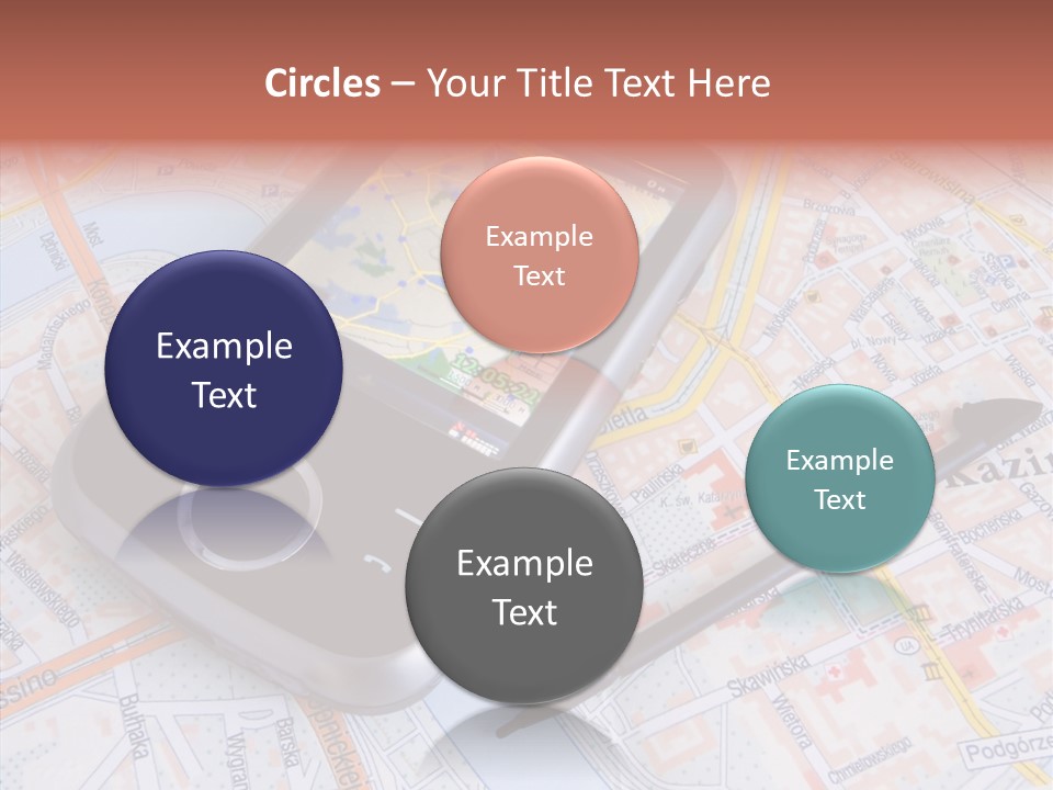 Positioning Modern Gadget PowerPoint Template
