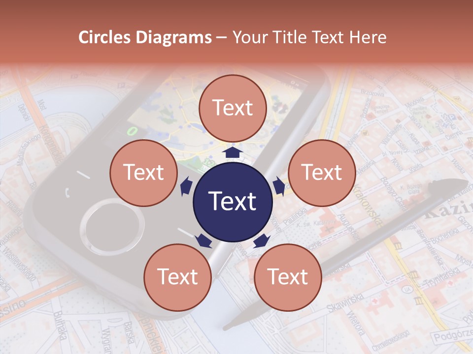 Positioning Modern Gadget PowerPoint Template