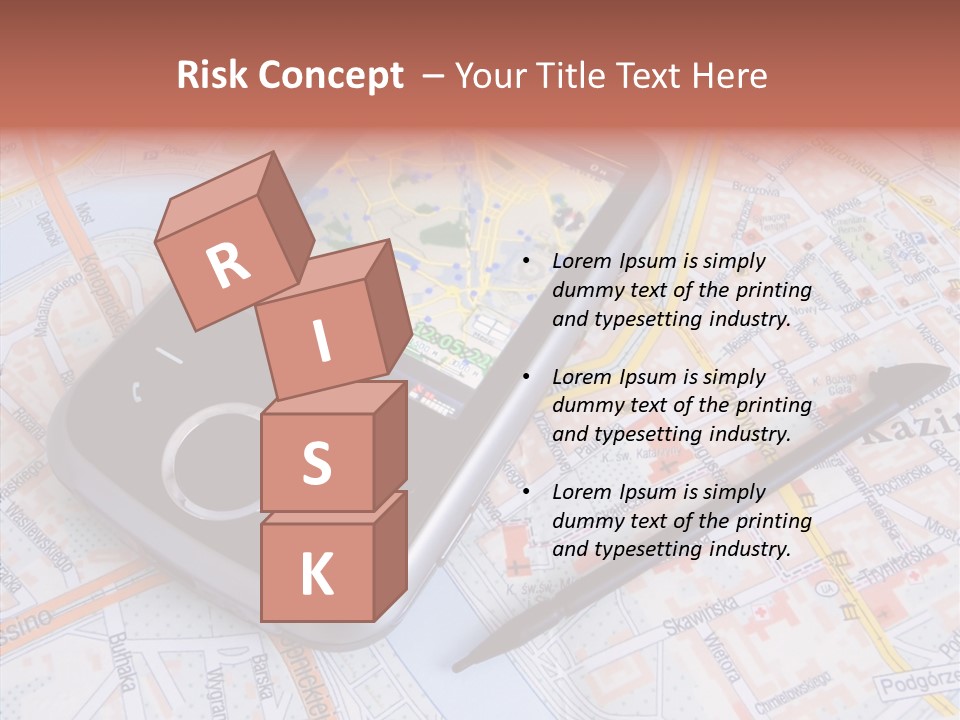 Positioning Modern Gadget PowerPoint Template