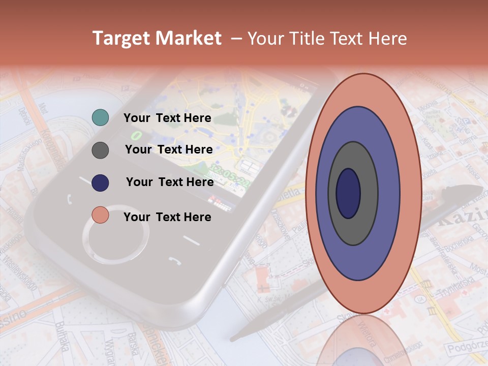 Positioning Modern Gadget PowerPoint Template