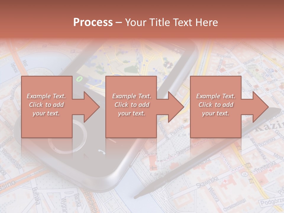 Positioning Modern Gadget PowerPoint Template
