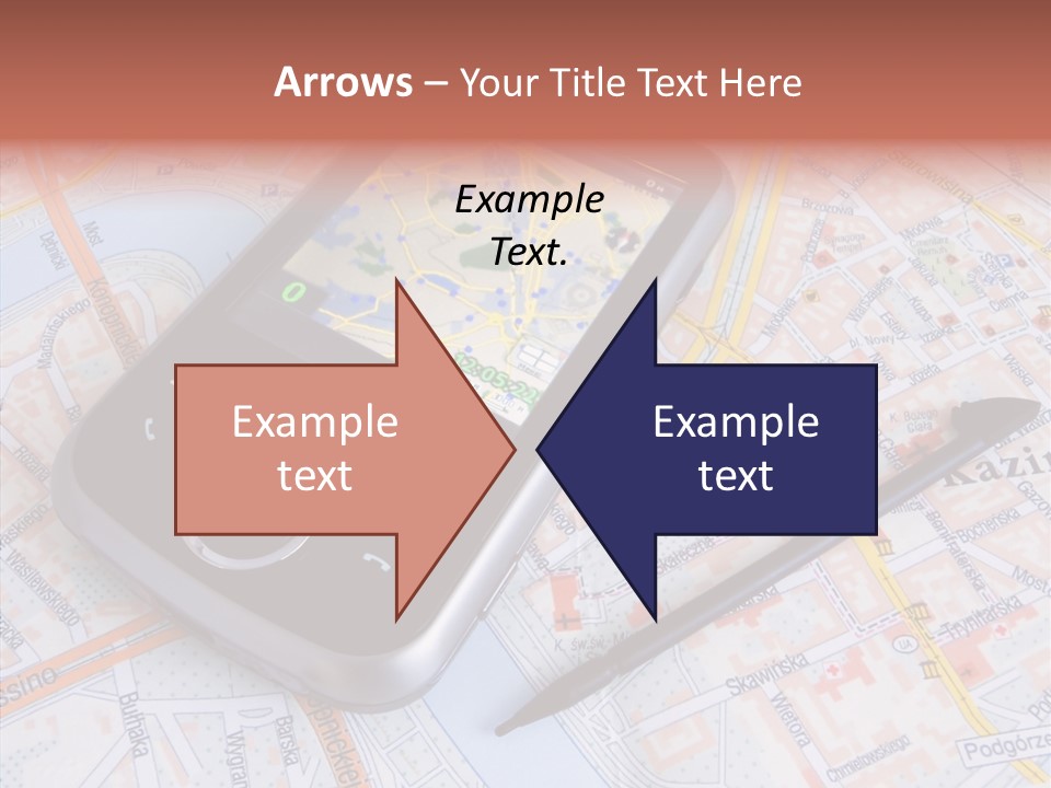 Positioning Modern Gadget PowerPoint Template
