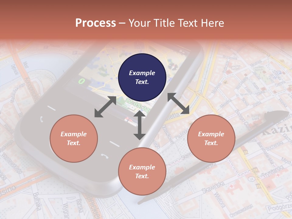 Positioning Modern Gadget PowerPoint Template
