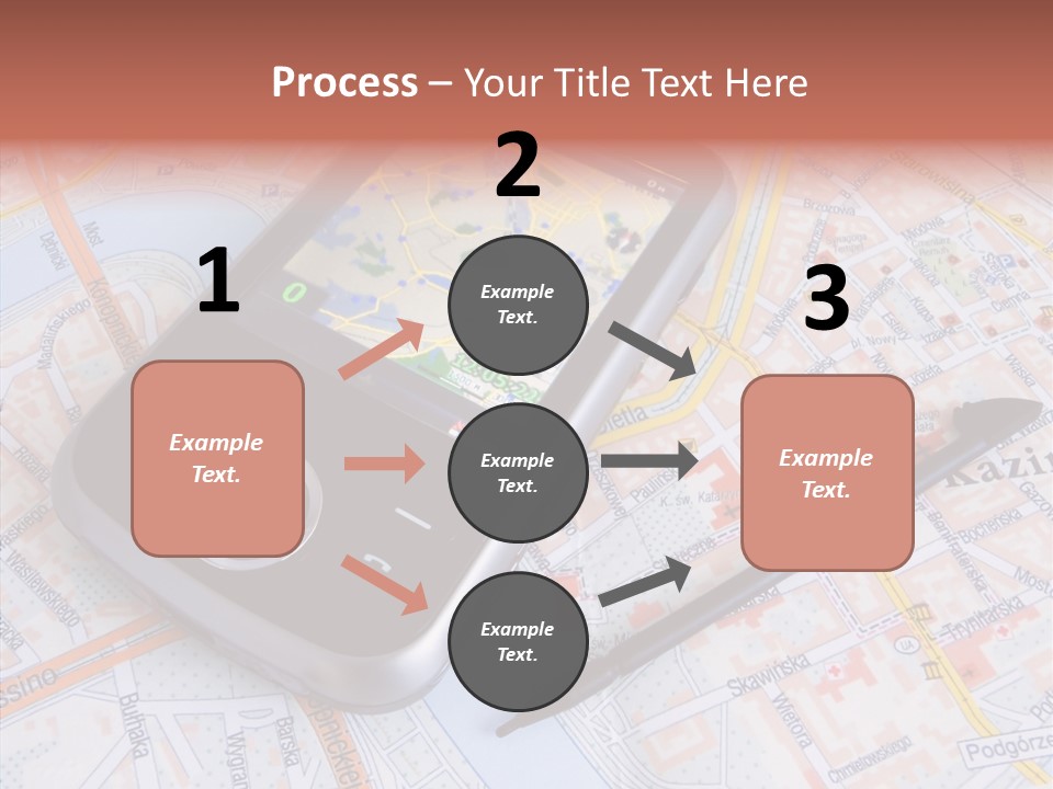 Positioning Modern Gadget PowerPoint Template