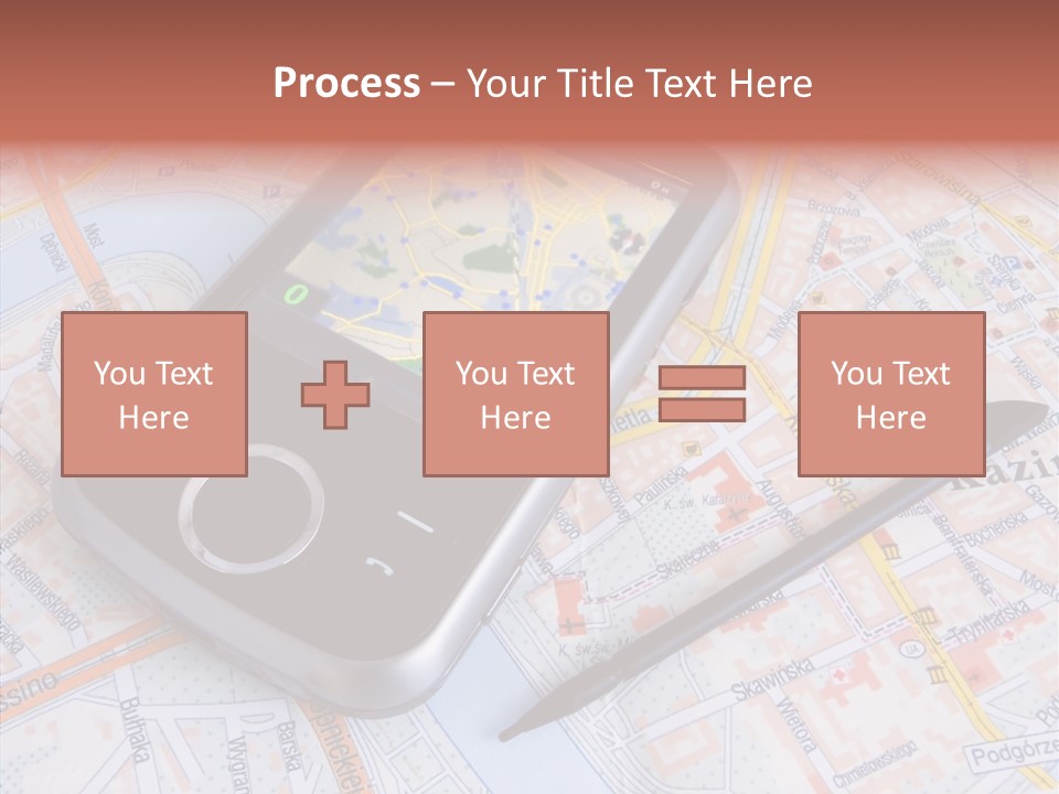 Positioning Modern Gadget PowerPoint Template