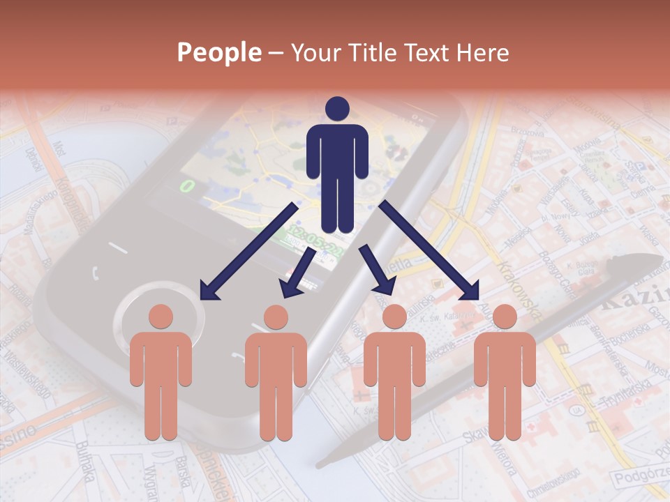 Positioning Modern Gadget PowerPoint Template