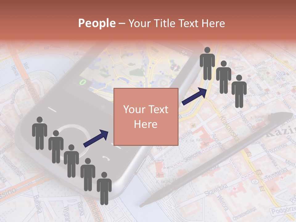 Positioning Modern Gadget PowerPoint Template