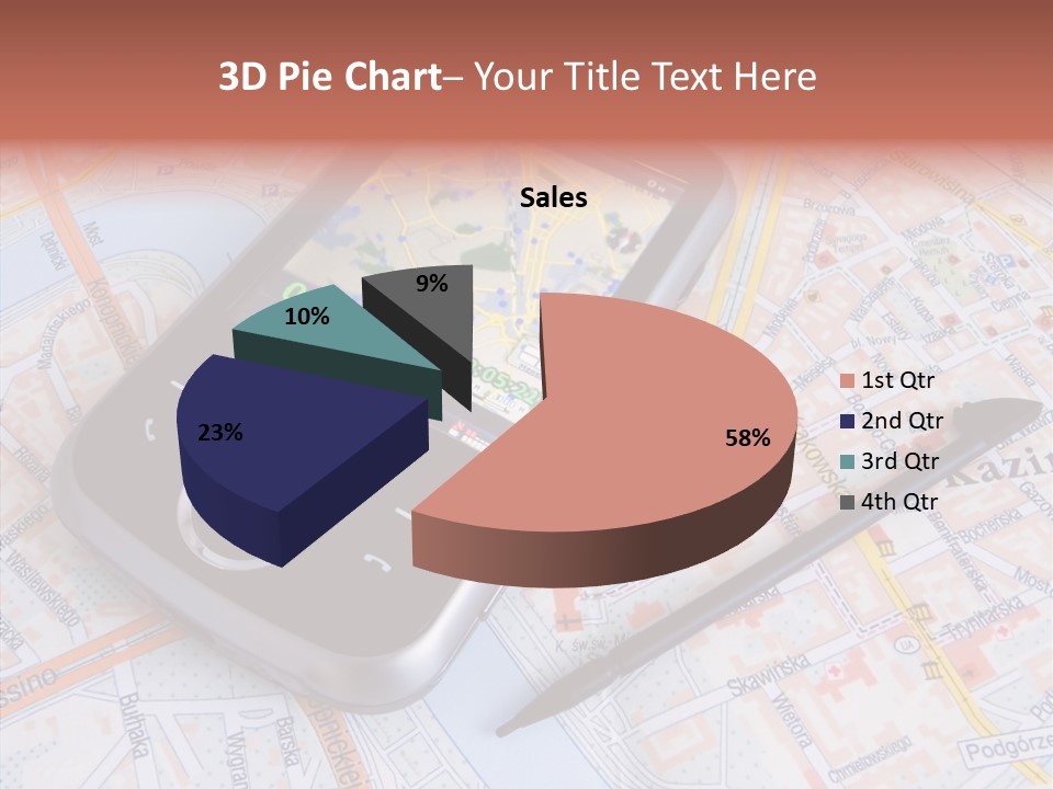 Positioning Modern Gadget PowerPoint Template