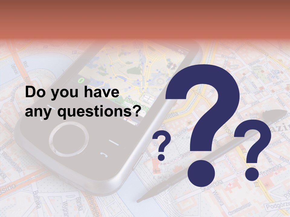 Positioning Modern Gadget PowerPoint Template