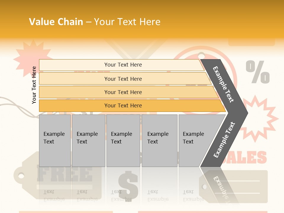Isolated Labels Sale PowerPoint Template