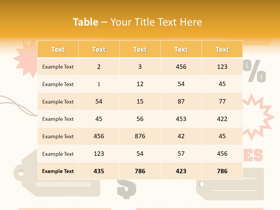 Isolated Labels Sale PowerPoint Template