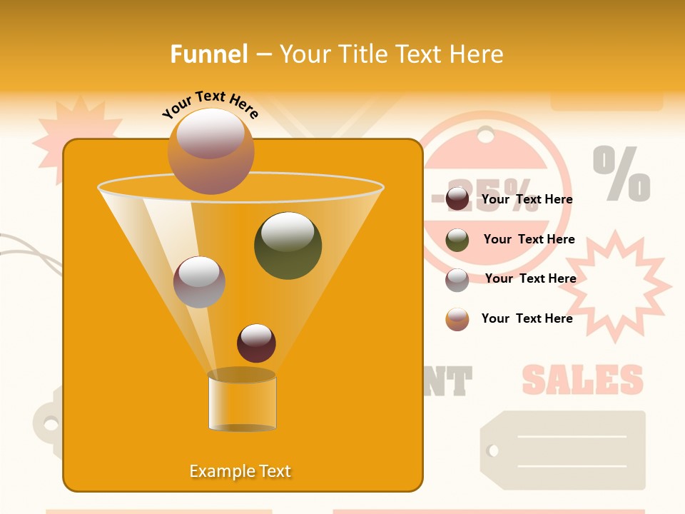 Isolated Labels Sale PowerPoint Template