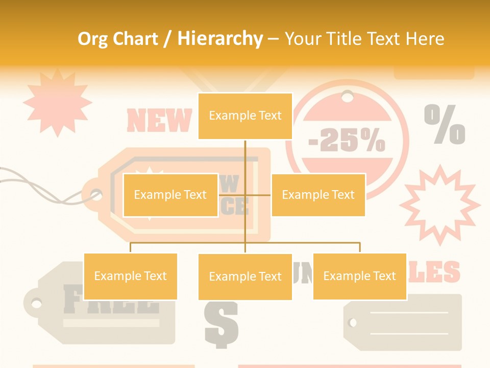 Isolated Labels Sale PowerPoint Template