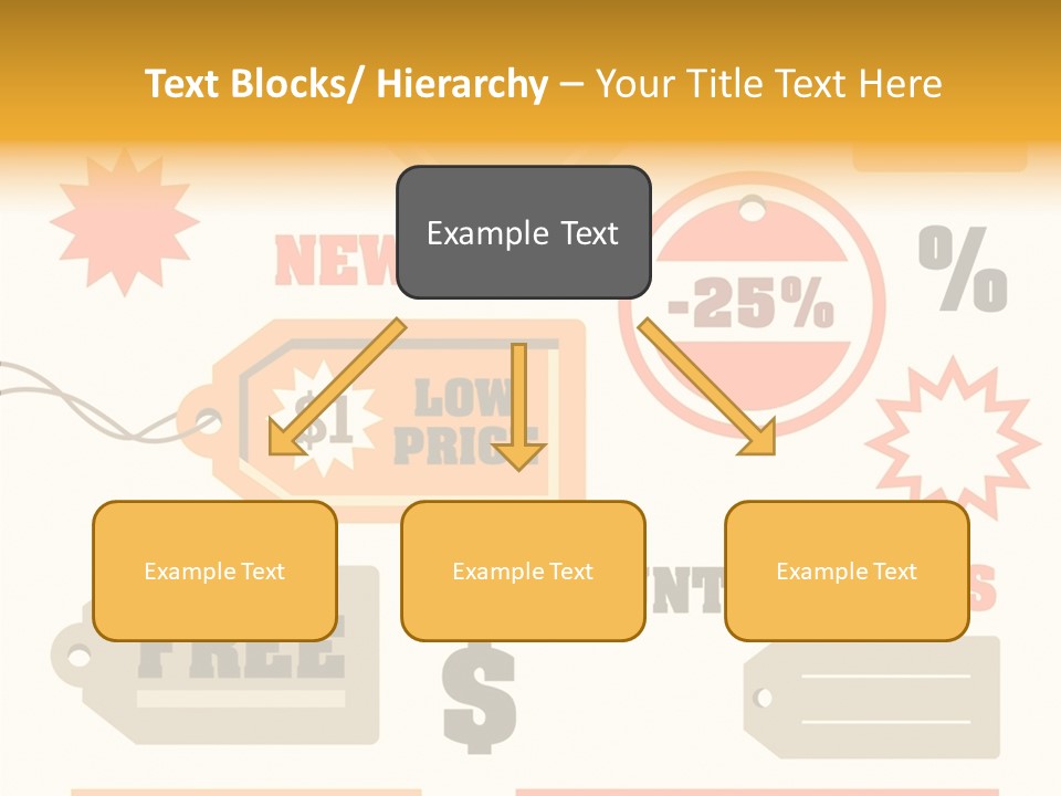 Isolated Labels Sale PowerPoint Template