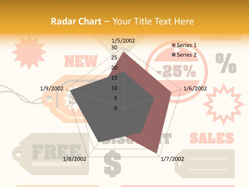 Isolated Labels Sale PowerPoint Template