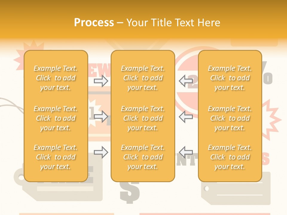 Isolated Labels Sale PowerPoint Template
