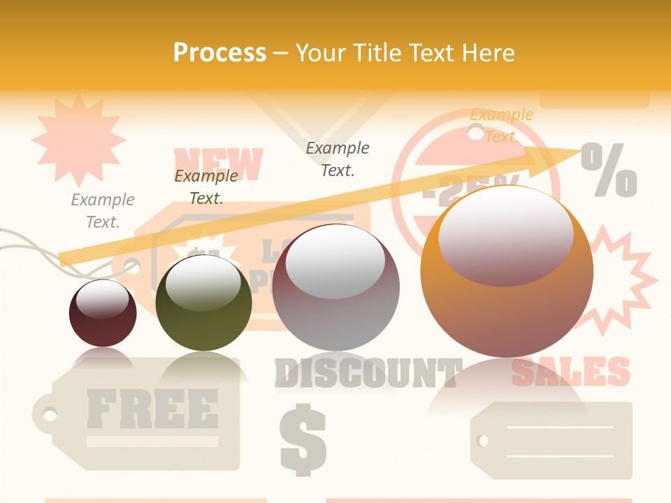 Isolated Labels Sale PowerPoint Template