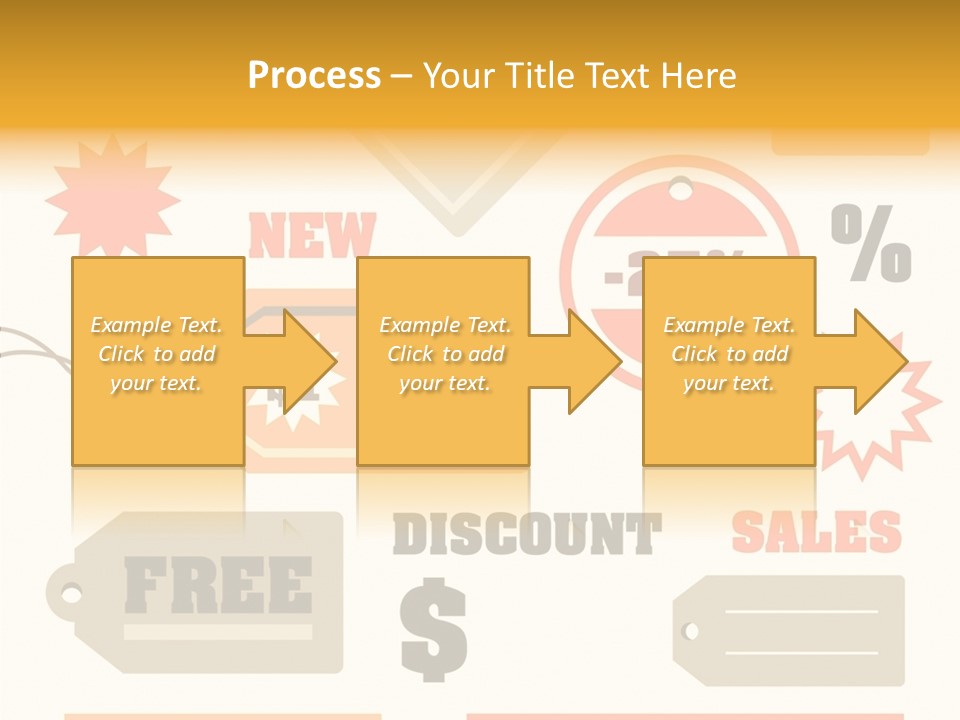 Isolated Labels Sale PowerPoint Template